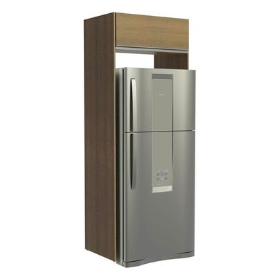 Porta Geladeira Madesa Glamy 1 Porta Basculante Rustic