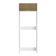 Porta Geladeira Stella 1 Porta Basculante Branco Rustic