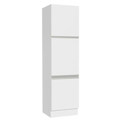 Paneleiro Glamy 3 Portas 60cm Branco Madesa