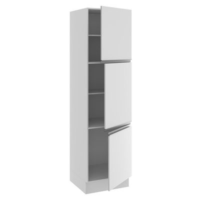 Paneleiro Glamy 3 Portas 60cm Branco Madesa