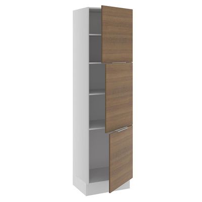 Paneleiro Stella 3 Portas Branco/rustic Madesa