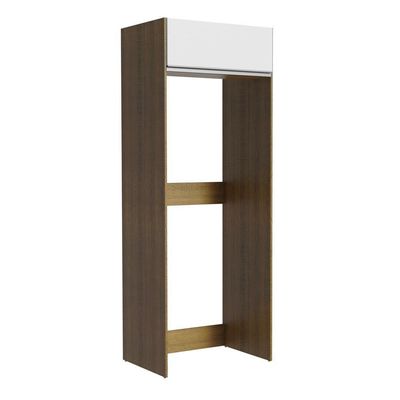 Porta Geladeira Glamy 1 Porta Basculante Rustic Branco