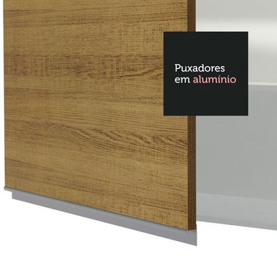 Porta Geladeira Glamy 1 Porta Basculante Branco Rustic