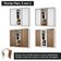Guarda Roupa Casal 100%Mdf Madesa Eros 3 Portas BR/BR/rustic