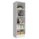 Paneleiro 100% Mdf 60 Cm Com Nichos Abertos Para Cozinha Madesa Acordes - Branco Branco