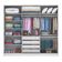 Guarda Roupa Casal 100%Mdf Madesa Eros 3 Portas BR/rustic/BR