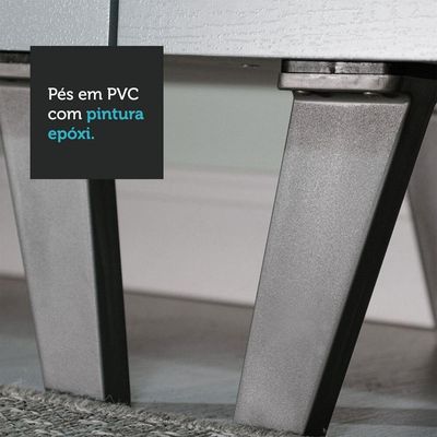 Paneleiro 40 Cm 2 Portas Cinza Nice Madesa Cinza