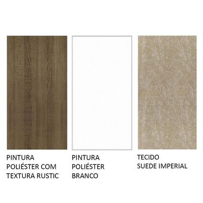 Kit Sala De Jantar Mesa 6 Cadeiras branco/imperial Madesa