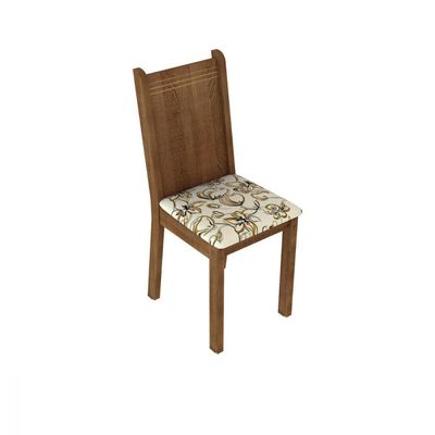 Kit 4 Cadeiras Rustic Lírio Bege Madesa 4290