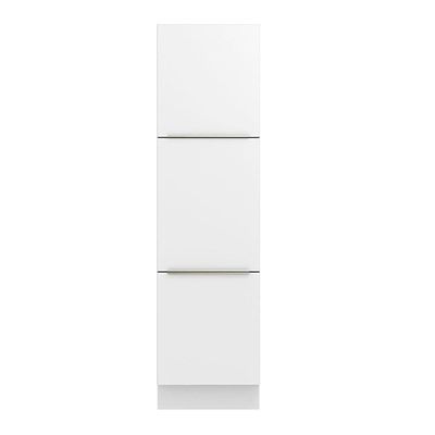 Paneleiro 60 Cm 3 Portas Branco/Branco Veludo