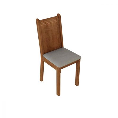 Kit 6 Cadeiras Rustic Pérola Madesa 4290