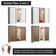 Guarda-Roupa Eros 3 Portas Correr 1 Espelho 100% MDF Madesa