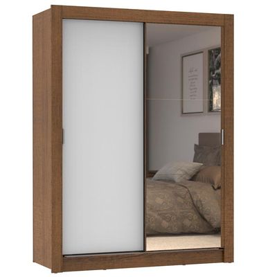 Guarda-roupa Solteiro Dallas Plus 2 Portas 4 Gavetas Madesa