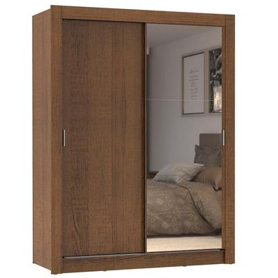 Guarda-roupa Solteiro Dallas Plus 2 Portas 4 Gavetas Madesa