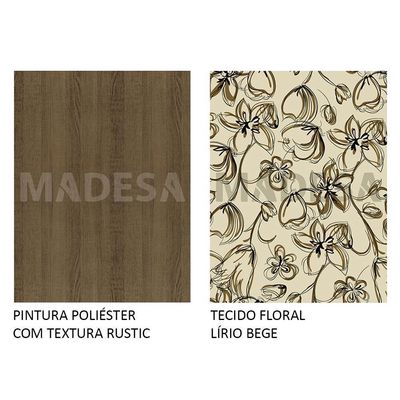 Conjunto Sala Jantar Mesa Tampo Madeira 4 Cadeiras Madesa