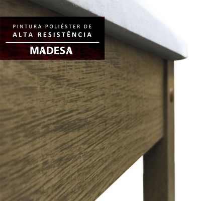 Kit 4 Cadeiras 4290 Madesa Rustic/preto