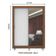 Guarda-Roupa Denver 2 Portas 1 Espelho Branco/Rustic Madesa
