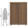 Guarda-Roupa Dallas 2 Portas de Correr Rustic Madesa