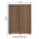 Guarda-Roupa Dallas 2 Portas de Correr Rustic Madesa