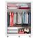 Guarda-Roupa Dallas 2 Portas de Correr Rustic/Branco Madesa