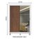 Guarda-Roupa Denver 2 Portas 1 Espelho Rustic/Branco Madesa