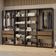 Guarda-roupa Closet Modulado Valencia 4 Gavetas 258cm Rustic/preto Madesa 02 Rustic/preto
