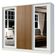 Guarda-roupa Casal Eros 3 Portas de Correr com Espelhos