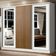 Guarda-roupa Casal Eros 3 Portas de Correr com Espelhos