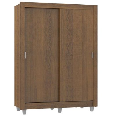 Guarda-Roupa Dallas Plus 2 Portas Correr Rustic Madesa