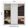Guarda-roupa Casal Mônaco Branco 3 Portas de Correr Madesa