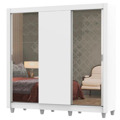 Guarda-roupa Casal Lyon Plus 3 Portas de Correr Madesa