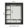 Guarda-roupa Casal Mônaco 3 Portas Preto/Cinza Preto/Cinza