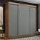 Guarda-roupa Casal Madesa Reno 3 Portas Correr Rustic Cinza