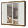 Guarda-roupa Casal Austin 4 Portas 3 Gavetas Rustic