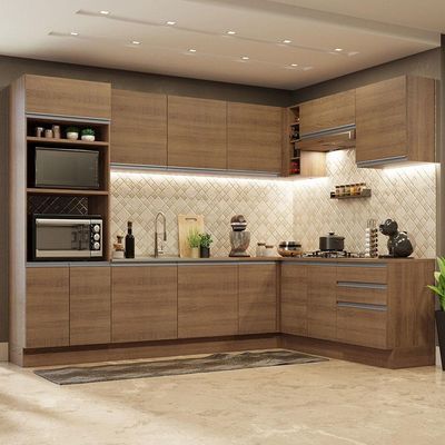 Cozinha Completa 479001 Com Armário E Balcão RusticRustic