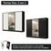 Guarda Roupa Casal Madesa Royale 3 Portas Correr Espelho Bco