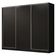 Guarda Roupa Casal Royale 3 Portas de Correr Preto