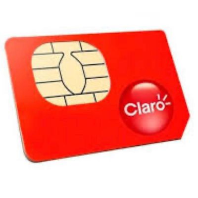 Kit 20 Unidades Chip Claro 4G Pré-Pago Para Qualquer Ddd