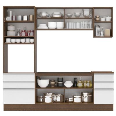 Cozinha Completa Karen Glamy 6 Portas e 6 Gavetas Madesa