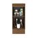 Balcão Madesa Agata 35cm 1 Porta Rustico Preto