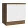 Balcão Glamy 80 cm 2 Portas Rustic e Branco Madesa