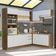 Cozinha Completa 419001 Com Armário E Balcão Rustic/Branco