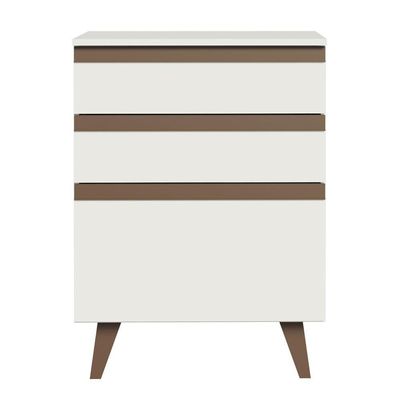 Balcão Reims 3 Gavetas Branco Madesa