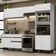 Armário De Cozinha Completa 260cm Branco Reims 09 Branco