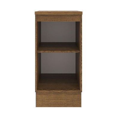 Balcão Madesa Agata 40cm 1 Porta Rustico Preto