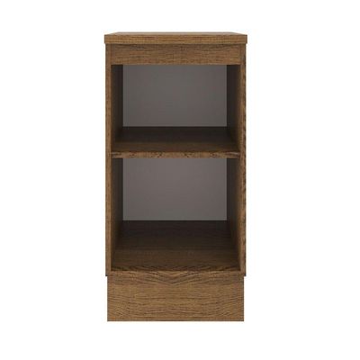 Balcão Madesa Agata 40cm 1 Porta Rustico Preto