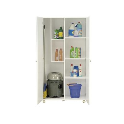 Armário Multiuso 2 Portas Rodízios Ar-70 Branco Ditália