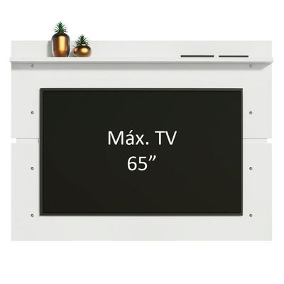 "Painel para TV até 65"" Branco Madesa"