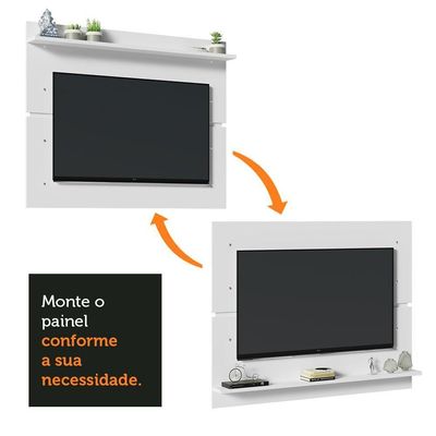 "Painel para TV até 65"" Branco Madesa"