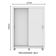 Guarda-Roupa Dallas 2 Portas de Correr Branco Madesa